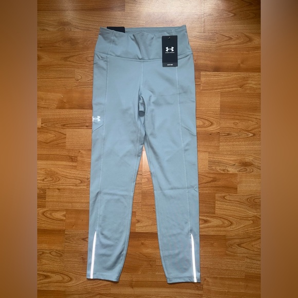 Under Armour Women’s Size S UA Fly-Fast Ankle High Rise Blue New Tight Leggins - Picture 4 of 16